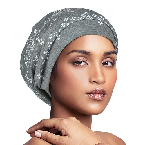 Vista 20 de Alnorm - Gorro con forro de satén y suave banda elástica para hombres y mujeres, talla única Se ajusta a la mayoría