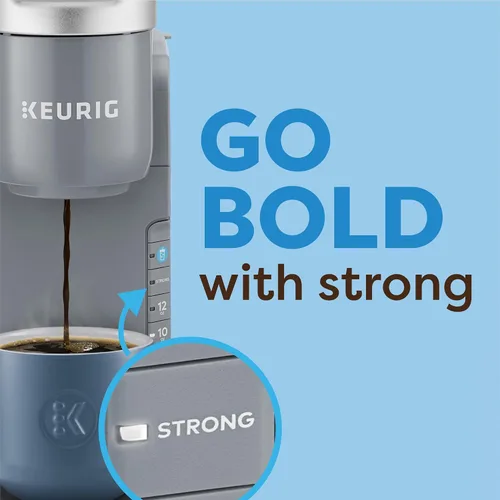 Vista 6 de Keurig K-Iced Cafetera de Una Sola Porción – Botón Brew Over Ice, Diseño Compacto, Regalo Perfecto para las Fiestas para los Amantes del Café Gris