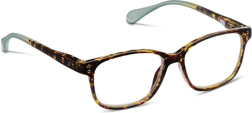 Vista 2 de Peepers Reading Glasses for Women, Nature Walk Tortuga/Aqua
