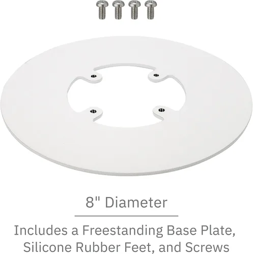 Vista 5 de Clover Flex 3 / Flex 4 Base de carga independiente con placa redonda, diseñado para sostener la base de carga con el terminal
