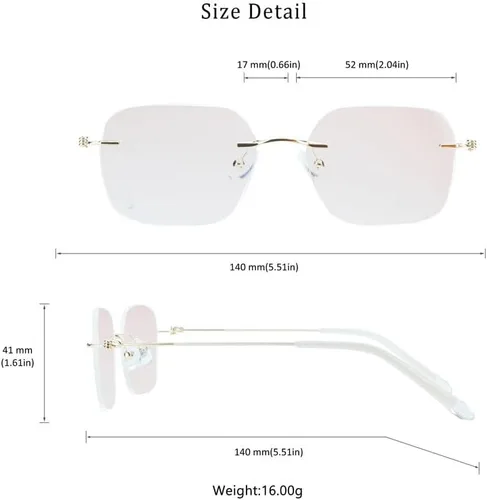 Vista 27 de LifeArt Blue Light Blocking Reading Glasses, Reduce Eyestrain, Stylish for Men and Women