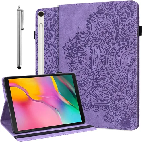 Vista 8 de ALILANG Funda para Samsung Galaxy Tab S10 Lite/S10 FE/S9 FE 10.9 pulgadas/Tab S9 11 pulgadas con lápiz capacitivo, múltiples ángulos de visión