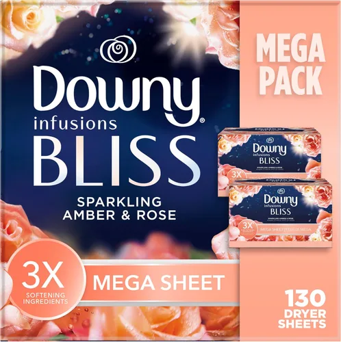 Vista 10 de Downy CALM, Mega Hojas para Secadora, Suavizante de Ropa, Lavanda y Vainilla, 130