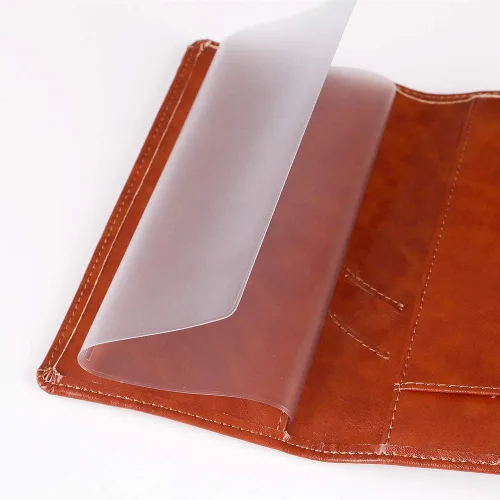Vista 7 de Aurya 7 piezas de protectores de vinilo para chequera para juegos de cheques duplicados