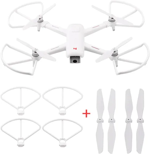 Vista 2 de SeiZed Hélice de repuesto para Fimi A3 Drone Guard Protector de hélice protector de liberación rápida, accesorios de cuchilla, piezas de repuesto