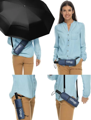 Vista 54 de REPEL Windproof Travel Umbrella - Compact & Withstands Winds up to 85MPH , Strongest Premium Auto Folding Umbrella for Rain and Sun - Durable, Light