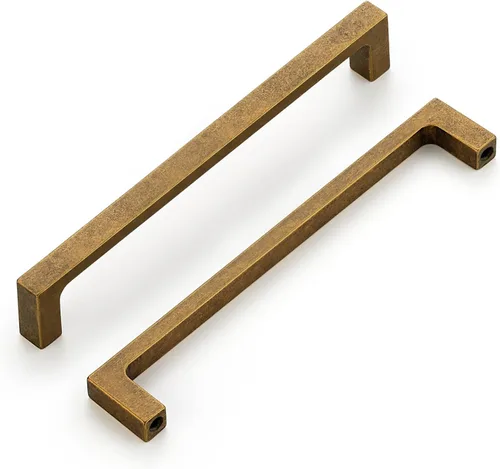 Vista 11 de Ravinte Antique Brass Kitchen Cabinet Solid Handles,3 Inch,5 Pack