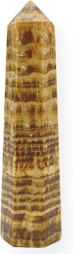 Vista 67 de WholesaleGemShop - Torre de obelisco de piedras preciosas de 3 pulgadas, faceta gigante, cristal de roca de Aura Rock Natural pulido Earth Wand