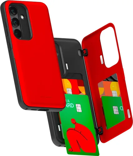 Vista 109 de GOOSPERY Funda tipo cartera para Samsung Galaxy S22 Ultra, [tarjetero] parachoques magnético de puerta con cierre automático, cubierta protectora
