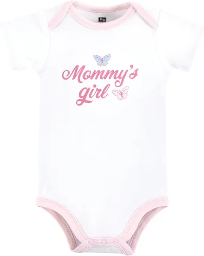 Vista 507 de Hudson Baby baby-girls Cotton Bodysuits 3-pack