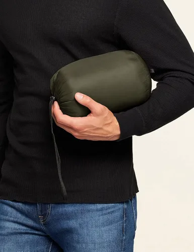 Vista 4 de TSLA Chaleco acolchado ligero y plegable para hombre, resistente al agua, para invierno y exteriores