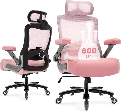 Vista 12 de Silla de oficina grande y alta de 600 libras, silla de escritorio ejecutiva