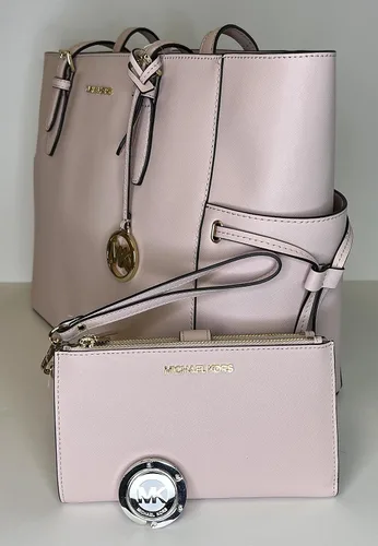 Vista 4 de MICHAEL Michel Kors Gilly - Bolso grande de viaje con cordón con doble cremallera y gancho de Michael Kors