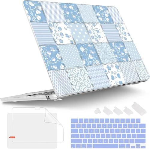 Vista 17 de Tuiklol Funda rígida para MacBook Air 2026, 2025, 2024, 2023, modelo M5, A3448, M4, A3241, M3, A3114, M2, A2941, funda rígida para MacBook de 15.3