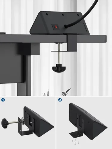 Vista 7 de Regleta de alimentación de abrazadera de escritorio 3 AC 4 USB PD 20W USB-C