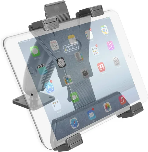 Vista 2 de iBOLT TabDock BizMount AMPS Tablet Drill Base Mount 7-10" Metal para camiones
