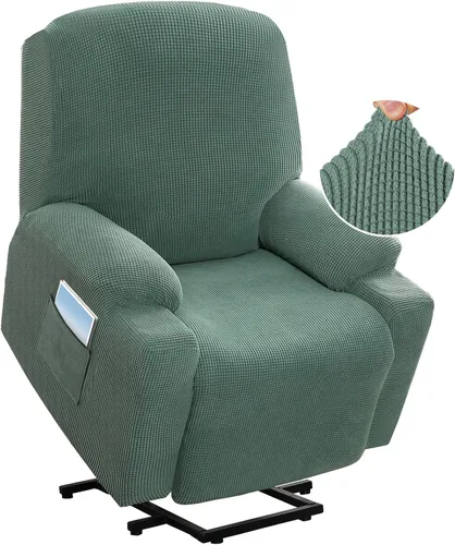 Vista 22 de H.VERSAILTEX - Funda elástica para sofá reclinable, funda para silla reclinable eléctrica de elevación de potencia, funda para silla reclinable