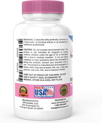 Vista 3 de DrFormulas Soporte de libido para mujeres con extracto de maleza de cabra cachonda con maca, epimedium e icariina, (anteriormente lubedia), 60