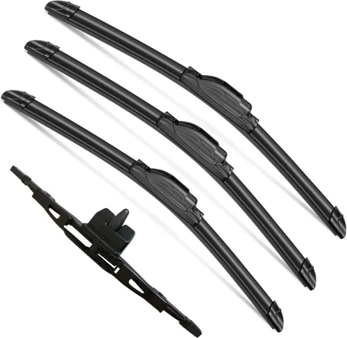 Vista 22 de 3 limpiaparabrisas para Jeep Wangler 2007-2017, Jeep Wrangler JK 2008-2018, equipo original de alta calidad para todo tipo de clima, 15 pulgadas, 15