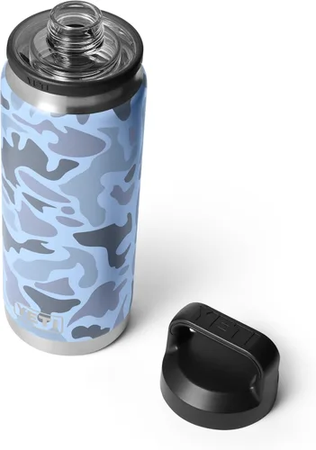 Vista 27 de YETI Rambler - Botella de acero inoxidable, hermética, con aislamiento al vacío y tapa chug, 26 onzas, color amarillo alpino Alpine Amarillo