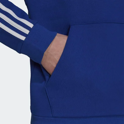 Vista 7 de adidas Men's 3-Stripes Fleece Hooded Sweatshirt