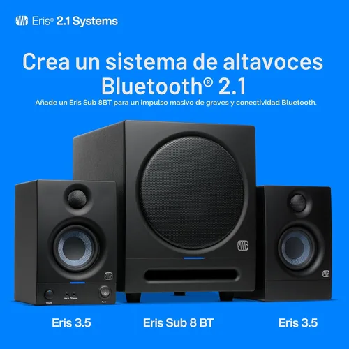 Vista 6 de PreSonus Monitores de estudio con alimentación Eris 3.5, par — 3.5" Activo