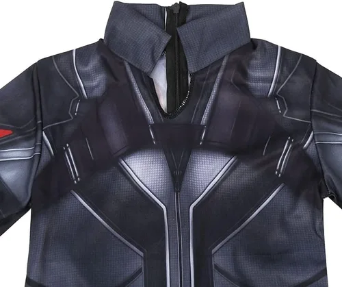 Vista 4 de Black Widow Morden Future Game Overol para niños y niñas disfraz clásico de Halloween para cosplay