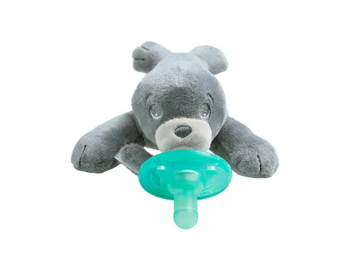 Vista 11 de Philips AVENT Soothie Snuggle Portachupetes con Chupete Desmontable, 0m+, Elefante, SCF347/03- 1 Unidad (Paquete de 1)