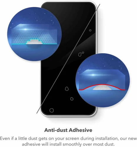 Vista 4 de ZAGG InvisibleShield Glass XTR2 - Protector de pantalla para Samsung Galaxy Tab S9 Plus, tecnología de impacto Hexiom, antirreflectante, filtro