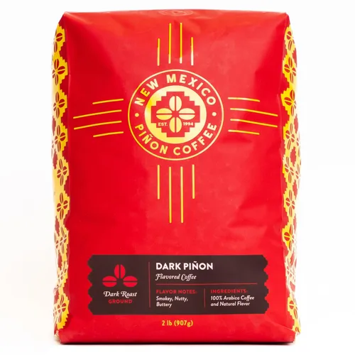 Vista 16 de New Mexico Piñon Coffee Café con sabor natural (Adobe Morning Whole Bean, 2 libras)