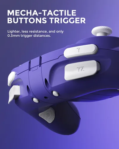 Vista 6 de NYXI Wizard Switch Gamecube Controller for Nintendio SwitchSwitch OLED, Wireless Gamecube Controller with Hall Effect Joystick, Programmable