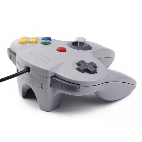 Vista 4 de MODESLAB Controlador USB N64, Retro Classic Controladores N64 Con Cable 64 Bit Control Remoto Gamepad Joystick para Windows PC Linux Mac Raspberry