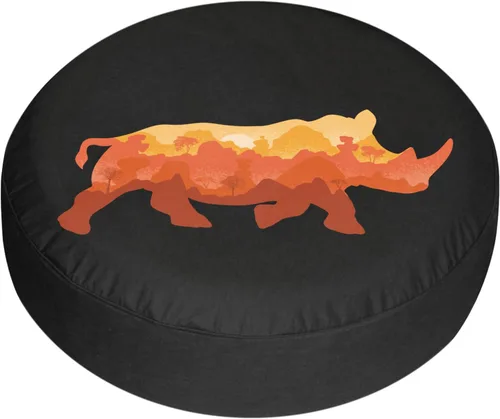 Vista 7 de Cubiertas de neumáticos de repuesto para remolques, View Rhino resistente a la intemperie, a prueba de polvo, ajuste universal para remolque, RV