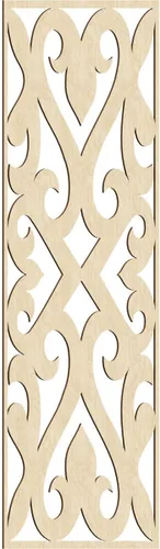 Vista 35 de Keene Paneles de pared decorativos de madera con calado, 9 3/8 pulgadas de ancho x 24 3/8 pulgadas de alto x 1/4 de alto, abedul Birch