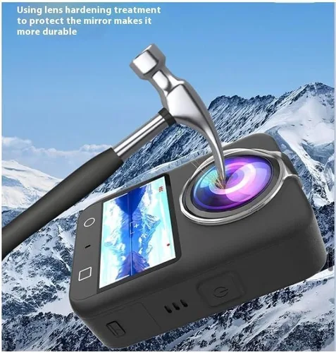 Vista 3 de Coyktonty - Protector de lente y lente para cámara DJI Osmo 360 II/Osmo 360, diseño de cierre a presión, dureza 9H de alta transmisión, resistente