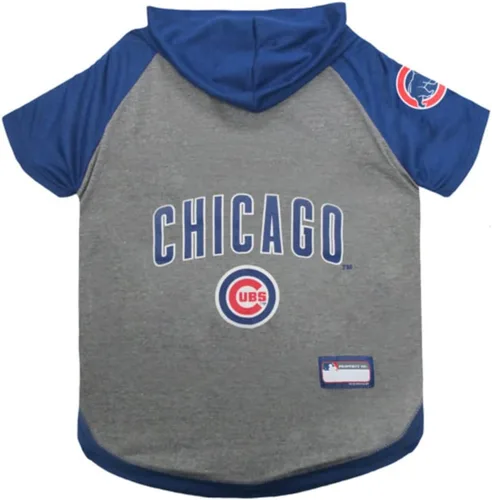 Vista 13 de Sudadera con capucha MLB para perros y gatos - Camiseta con capucha para perros Philadelphia Phillies, extra pequeña. - Sudadera con capucha