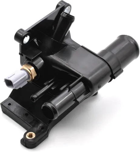 Vista 2 de Salida de agua de carcasa del termostato del refrigerante del motor con sensor compatible para Mazda 3 2006-2013, Mazda 5 2008-2010 2012-2013, Mazda