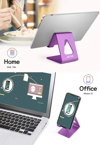Vista 6 de Paquete de 4 soportes de aluminio para teléfono celular
