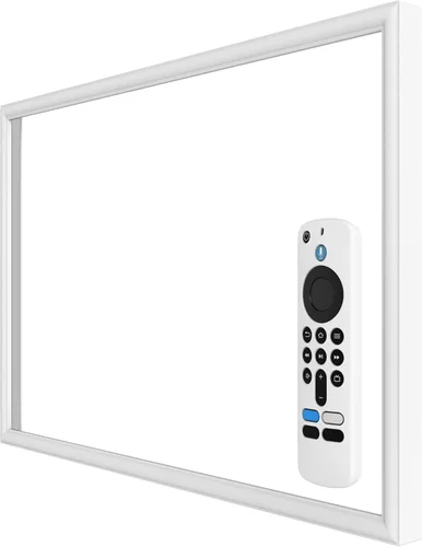 Vista 10 de Marco decorativo de grano de madera para Echo Show 21 (grano de madera oscura)