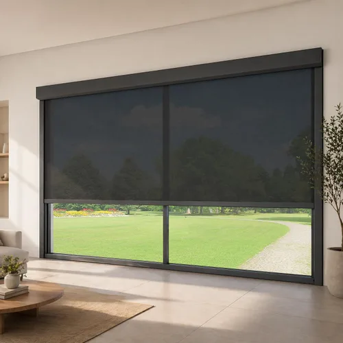 Vista 13 de ZSHINE Persianas enrollables motorizadas para patio al aire libre