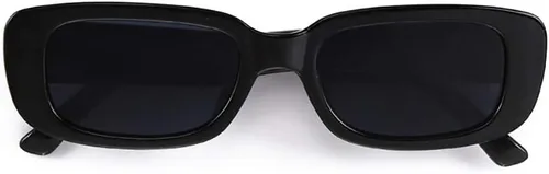 Vista 8 de BOJOD Gafas de sol rectangulares para mujer, gafas de sol retro a la moda, protección UV 400, gafas de marco cuadrado Verde