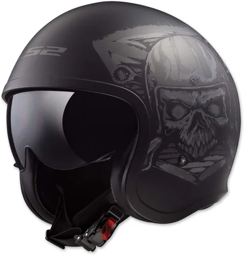 Vista 6 de Casco de moto de cara abierta Spitfire de LS2