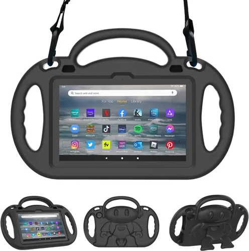 Vista 21 de Funda infantil para tablet Fire 7 (12ª generación, 2022), color azul