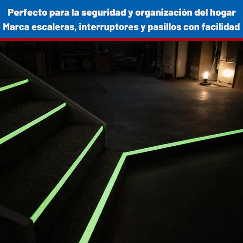 Vista 5 de Gaffer Power - Cinta adhesiva que brilla en la oscuridad, 1 pulgada x 15 pies, fabricada en Estados Unidos Brillan en la oscuridad