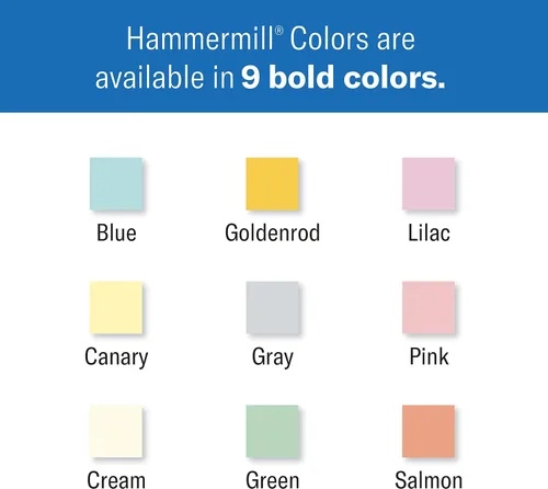 Vista 2 de Hammermill - Papel de color, papel de impresora color canario de 20 libras, 8.5 x 11 pulgadas - 1 resma (500 hojas), fabricado en los Estados