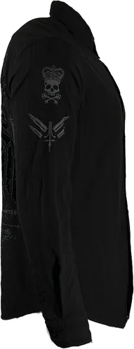 Vista 8 de Xtreme Couture by Affliction - Camisa con botones para hombre, color negro