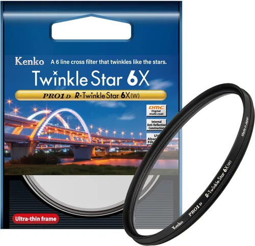 Vista 4 de Kenko Filtro de efecto cruzado PRO1D R-Twinkle Star 6X Ø49mm, 6 líneas, perfil bajo