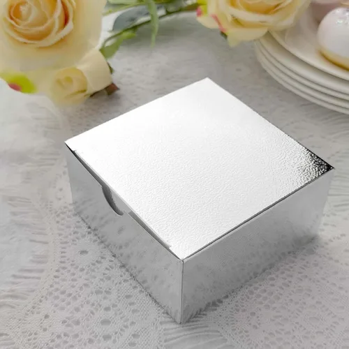 Vista 11 de Efavormart - Paquete de 25 cajas de regalo impresas en oro negro con texto en inglés "Thank You", 4 x 4 x 2 pulgadas, cajas de regalo de cartulina