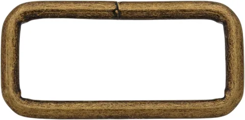 Vista 2 de Wuuycoky Bronze Rectangle Rings Loop Ring No Welded for Strap Webbing Belts Buckle
