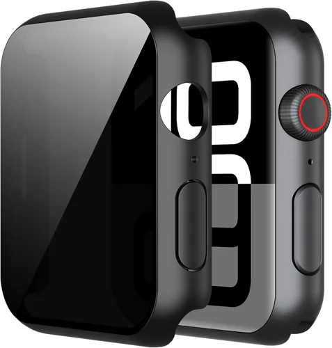 Vista 17 de Misxi - Juego de 2 fundas de PC con protección de privacidad para Apple Watch SE 3 (2025) SE 2 Series 6 Series 5 Series 4 de 40mm, cubierta delgada
